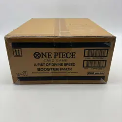 One Piece English OP11 A Fist Of Divine Speed Booster Pack Box Case Sealed - Image 1