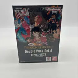 One Piece English DP-06 Emperors in the New World Double Pack Set 6 Box Sealed - Image 1
