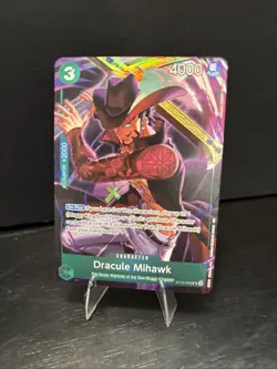 One Piece CCG Dracule Mihawk Starter Deck, Super Rare ST12-003 - Image 1