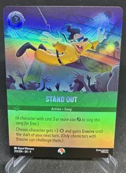 Disney Lorcana Fabled Epic Stand Out Alternate Art Mint Condition In Hand - Image 1