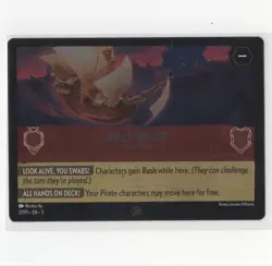 Disney Lorcana 27/P1 Into The Inklands Jolly Roger League Promo - Image 1