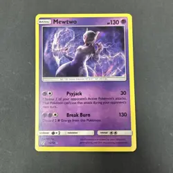 Pokemon Mewtwo Detective Pikachu 12/18 Holo Rare Near Mint - Image 1