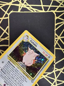 🔥 Clefable 1/64 🔥 Original Holo Rare Jungle Set Pokemon Card 1999 WOTC TCG - Image 5