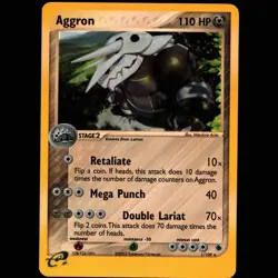 Pokemon TCG · Aggron 1/109 · Reverse Holo Rare · EX Ruby & Sapphire (2003) EXC - Image 1