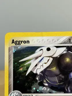 Pokemon TCG Aggron 1/109 Holo Rare - EX Ruby And Sapphire - Flawed - Image 2