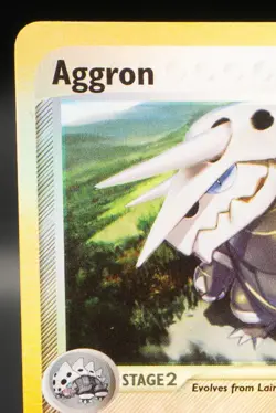 Pokemon TCG Card - Aggron 1/109 Ruby and Sapphire Reverse Holo Rare Vintage - Image 2