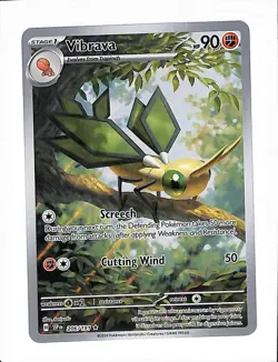Pokemon - Surging Sparks Vibrava 2024 206/191 Illustration Rare Card Tcg - Image 1