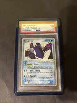 Kyogre Ex Black Star Nintendo Promo 037 PSA 7 Pokemon Card - Image 1