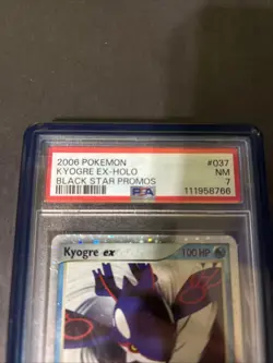 Kyogre Ex Black Star Nintendo Promo 037 PSA 7 Pokemon Card - Image 2