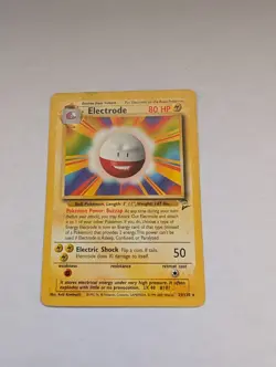 Electrode 25/130 Rare Non-Holo Base 2 Set Pokemon Card LP - Image 1