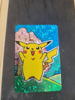 1999 Pokemon Pocket Monsters Bandai Sticker/Card #2 Pikachu MINT! - Image 1
