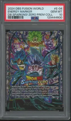 2024 Dragon Ball Super Card Game Fusion World Energy Marker Gem Mint PSA 10 - Image 1