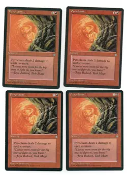 Ice Age MTG Playset Pyroclasm Magic - Image 1