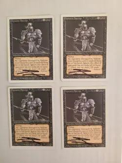 MTG 4X Hypnotic Specter SIGNED by Douglas Shuler Revised 1994 RARE! - Image 1