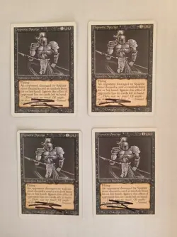 MTG 4X Hypnotic Specter SIGNED by Douglas Shuler Revised 1994 RARE! - Image 2