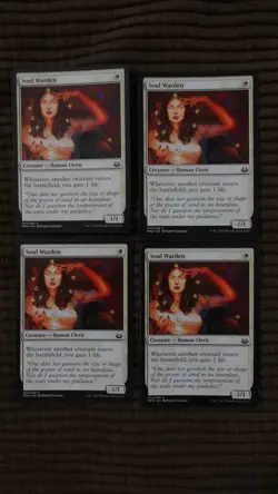 Magic: the Gathering / MtG Soul Warden x4 Modern Masters 2017 - Image 1