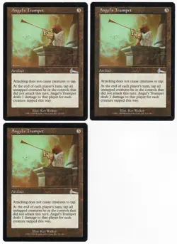 Angel's Trumpet x3 3x 1999 Urza's Legacy Colorless Unc Artifact MTG SP - NM AZ2 - Image 1