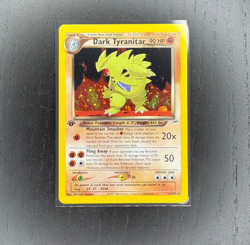 Pokemon Dark Tyranitar Holo Rare Card 11/105 Neo Destiny Vintage 2000 WOTC LP - Image 1