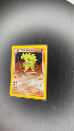 Pokemon Dark Tyranitar Holo Rare Card 11/105 Neo Destiny Vintage 2000 WOTC LP - Image 2