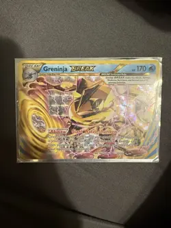 Pokemon TCG 2016 Greninja Break 41/122 XY-Breakpoint Rare Card - Image 1