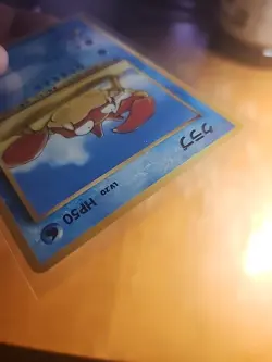 Pokemon Card Single KRABBY 098 JAPANESE Fossil Set 1996 Vintage Near Mint A207 - Image 4