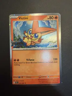 Pokemon - Victini 012/086 Holo Rare - Black Bolt Stamped Promo - Image 1