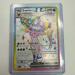 Pokemon Espeon EX SVP 175 Premium Figure Collection Black Star Promo NM - Image 3
