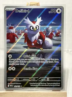Delibird Illustration Rare ME01: Mega Evolution 152/132 Pokemon - Image 1