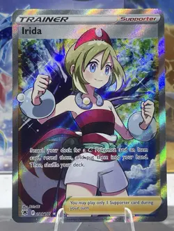 Irida 186/189 Pokemon TCG SWSH10: Astral Radiance Ultra Rare Full Art NM - Image 1