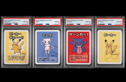 2019/ 2023 POKEMON OLD MAID Pikachu, Mew, Gengar, Pikachu PSA 10 - Image 1