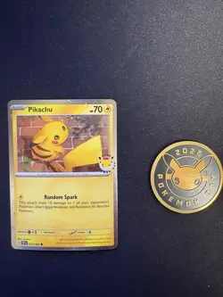 Pikachu (Pokemon Day 2026) Promo WITH COIN - Image 1