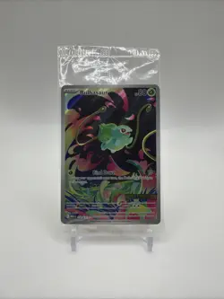 Pokemon TCG Bulbasaur 133/132 Sealed Promo Mega Evolution Stamp Illustration - Image 1