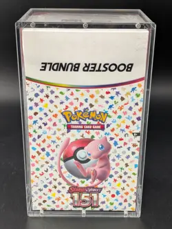 Pokemon 151 SV3.5 Booster Bundle Display Factory Sealed Case W/Acrylic Case - Image 1