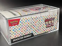 Pokemon 151 SV3.5 Booster Bundle Display Factory Sealed Case W/Acrylic Case - Image 4