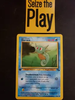 Pokemon TCG 1x SP 1st Edition Horsea - Fossil (49/62) x1 [Listing 2/2] - Image 1