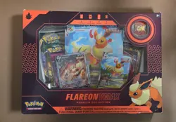 Pokemon TCG Flareon VMAX Premium Collection Sealed - Image 1