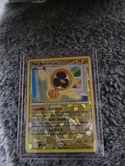 2009 Pokemon TCG Fan Rotom Yellow Cracked Ice RT1 - Image 1