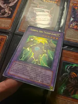 Elemental Hero Thunder Giant TLM-EN036 Ultra Rare 1st Edition - Image 2
