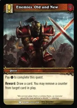 Enemies, Old and New - Drums Of War - World of Warcraft TCG - Image 1