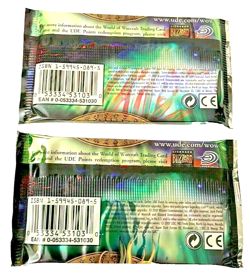 2007 World Of Warcraft TCG Through The Dark Portal X2 Booster Packs Sealed - Image 2