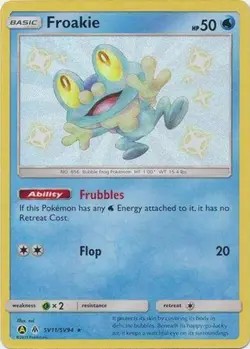 Froakie - SV11/SV94 - Shiny Vault Holo Rare - Hidden Fates - Pokemon Card - NM - Image 1