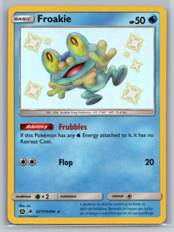Froakie (SV11/SV94) Shiny Holo Rare Hidden Fates: Shiny Vault NM Pokemon TCG 002 - Image 1