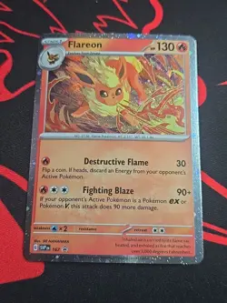 Flareon Cosmos Holo SV Scarlet & Violet Promo Cards # 167 NM Pokemon TCG - Image 1
