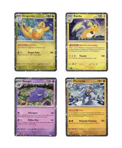 Pokemon 151 Sam’s Club Mini Tin Bundle Set of 4 Cosmos Holo Promos (Promos only) - Image 1