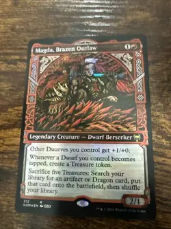 Magda, Brazen Outlaw (Showcase) FOIL - Kaldheim (KHM) MTG - 312 NM - Image 1