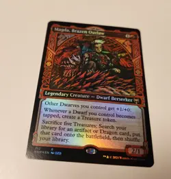 Magda, Brazen Outlaw (Showcase) Kaldheim Foil NM - Image 1