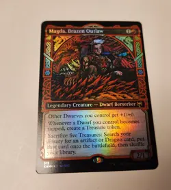 Magda, Brazen Outlaw (Showcase) Kaldheim Foil NM - Image 2