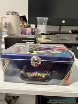 Pokemon 2025 Fall Mega Collector Chest Tin Box - 6 Packs & 3 Foil Cards Q3 lunch - Image 4