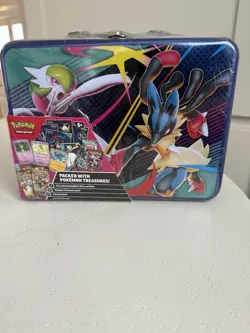NEW! Pokemon 2025 Fall Mega Collector Chest Tin Box - 6 Packs & 3 Foil Cards - Image 1