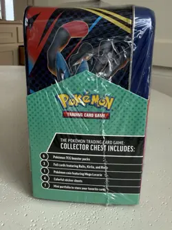 NEW! Pokemon 2025 Fall Mega Collector Chest Tin Box - 6 Packs & 3 Foil Cards - Image 4